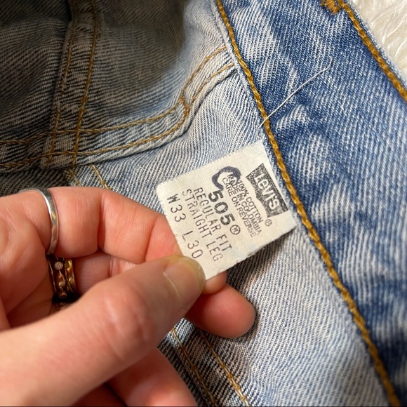 Vintage 505 Straight Leg Jeans - Picture 3 of 8